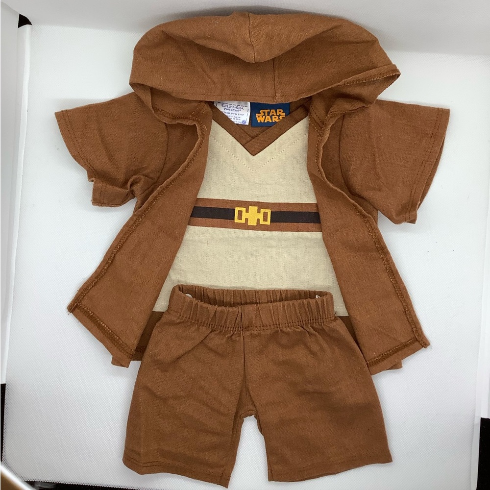 Build-A-Bear Star Wars Jedi Knight Obi Wan Kenobi Outfit BABW Costume Clothing